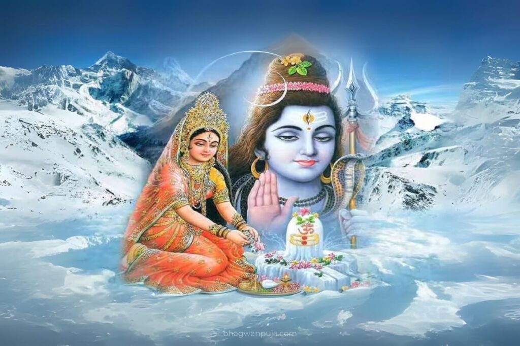 Lord Shiva with Goddess Parvati