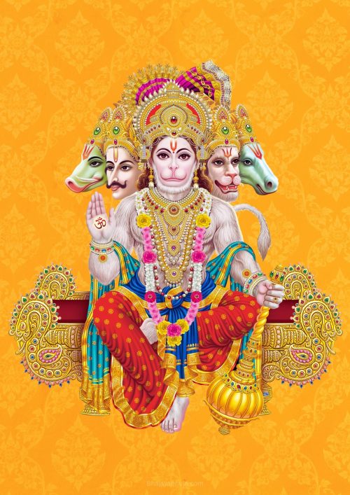 Bhagwan Panchamukhi Hanuman Ji