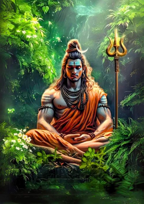 Bhagwan Shiv in Meditative Bliss